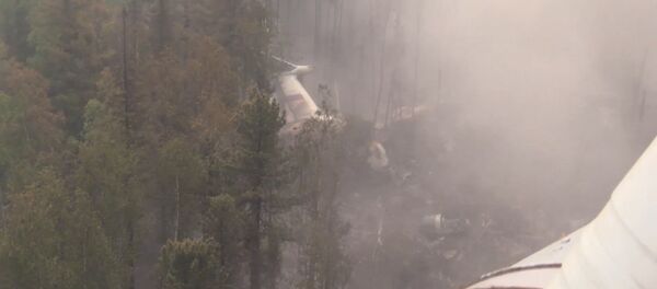 Кадры с места крушения пропавшего Ил-76 в Иркутской области Кадры с места крушения пропавшего Ил-76 в Иркутской области - Sputnik Южная Осетия