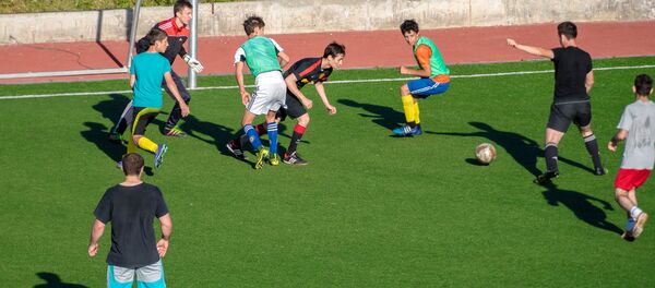 Чемпионат по футболу Иры сомбон Чемпионат по футболу Иры сомбон - Sputnik Хуссар Ирыстон