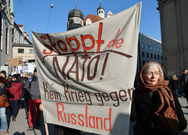 Акции протеста против НАТО в Мюнхене - Sputnik Южная Осетия