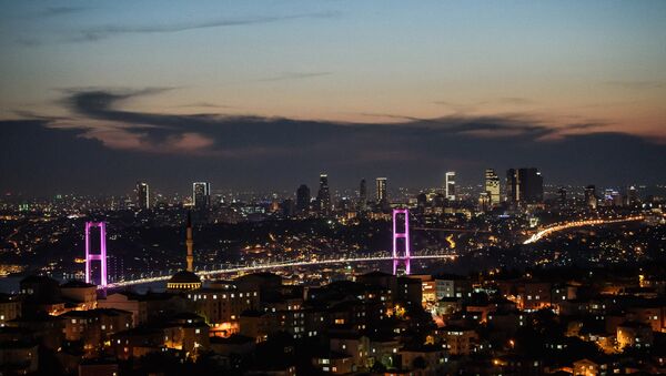 Вид на Босфорский мост и европейскую часть Стамбула - Sputnik Южная Осетия