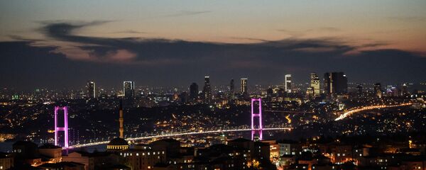 Вид на Босфорский мост и европейскую часть Стамбула - Sputnik Южная Осетия