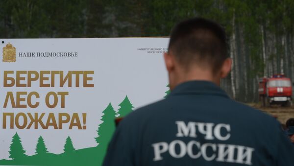 учения по ликвидации лесных и торфяных пожаров - Sputnik Южная Осетия