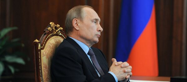 Президент РФ В. Путин Президент РФ В. Путин - Sputnik Южная Осетия