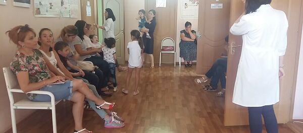 Детская поликлиника в Цхинвале Детская поликлиника в Цхинвале - Sputnik Южная Осетия