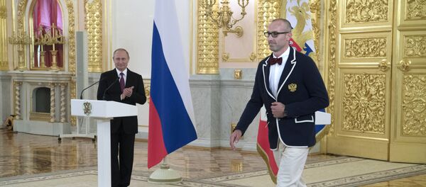 Президент РФ В. Путин встретился с российской олимпийской сборной в Кремле Президент РФ В. Путин встретился с российской олимпийской сборной в Кремле - Sputnik Южная Осетия