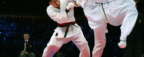 Каратэ сетокан. Матчевая встреча по боевым искусствам Битва Чемпионов IV Каратэ сетокан. Матчевая встреча по боевым искусствам Битва Чемпионов IV - Sputnik Южная Осетия