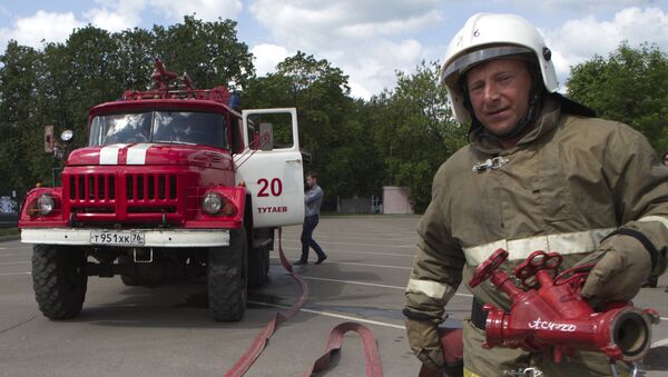Соревнования по пожарно-прикладному спорту - Sputnik Южная Осетия