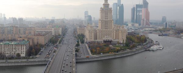 Вид со здания мэрии Москвы Вид со здания мэрии Москвы - Sputnik Южная Осетия