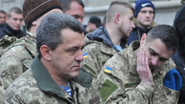 Украинские военные, принимавшие участие в боевых действиях на Донбассе - Sputnik Южная Осетия