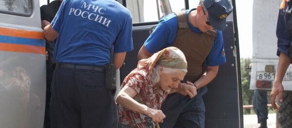 МЧС РФ в Цхинвале в августе 2008 года МЧС РФ в Цхинвале в августе 2008 года - Sputnik Южная Осетия