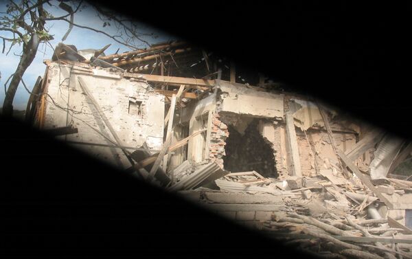 Разрушения в Цхинвале, куда монахини привезли медикаменты и продовольствие - Sputnik Южная Осетия