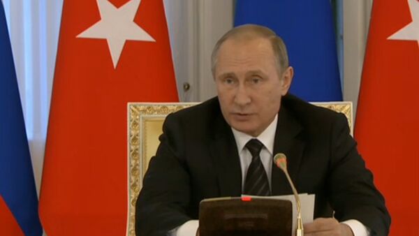 LIVE: Совместная пресс-конференция Путина и Эрдогана в Петербурге - Sputnik Южная Осетия