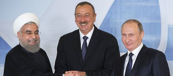 Визит президента РФ Владимира Путина в Азербайджан Визит президента РФ Владимира Путина в Азербайджан - Sputnik Южная Осетия