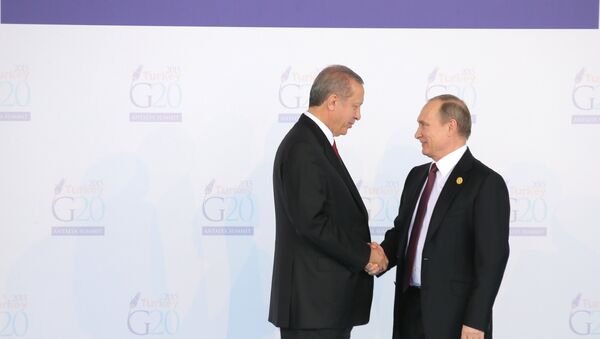 Президент РФ В.Путин принимает участие в саммите G20 в Турции - Sputnik Южная Осетия