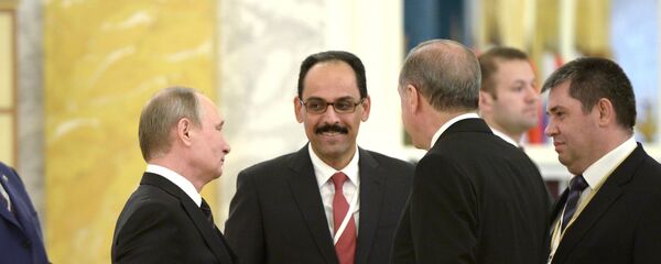 Встреча президентов России и Турции В. Путина и Р. Эрдогана в Санкт-Петербурге Встреча президентов России и Турции В. Путина и Р. Эрдогана в Санкт-Петербурге - Sputnik Южная Осетия