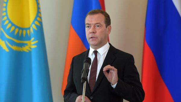 Рабочая поездка премьер-министра РФ Д. Медведева в ЮФО - Sputnik Южная Осетия
