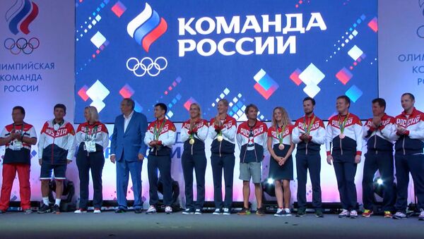 Церемония чествования российских медалистов в Доме болельщиков в Рио - Sputnik Южная Осетия