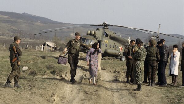Эвакуация беженцев из сельских районов Южной Осетии - Sputnik Южная Осетия