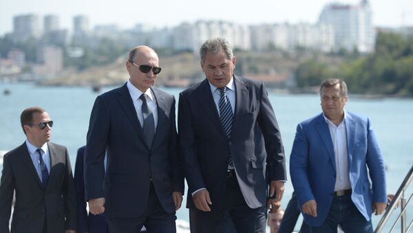 Рабочая поездка президента РФ В.Путина в Крым - Sputnik Южная Осетия