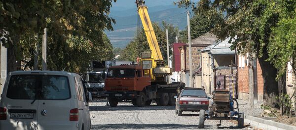 Дороги улицы стройка Цхинвал - Sputnik Южная Осетия