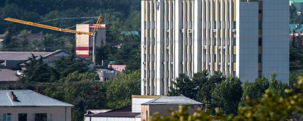 Здание правительства обсуждение строительства Цхинвал Здание правительства обсуждение строительства Цхинвал - Sputnik Южная Осетия