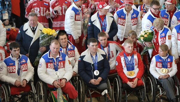 Встреча медалистов Паралимпийских игр в Москве - Sputnik Южная Осетия