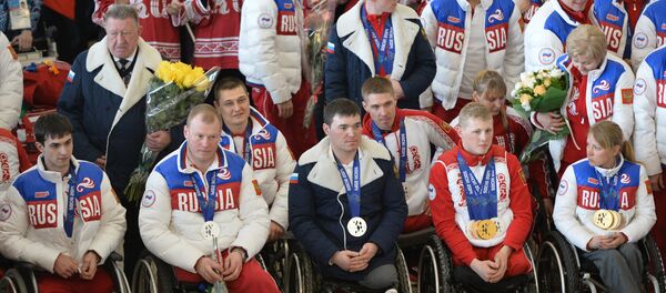 Встреча медалистов Паралимпийских игр в Москве - Sputnik Южная Осетия