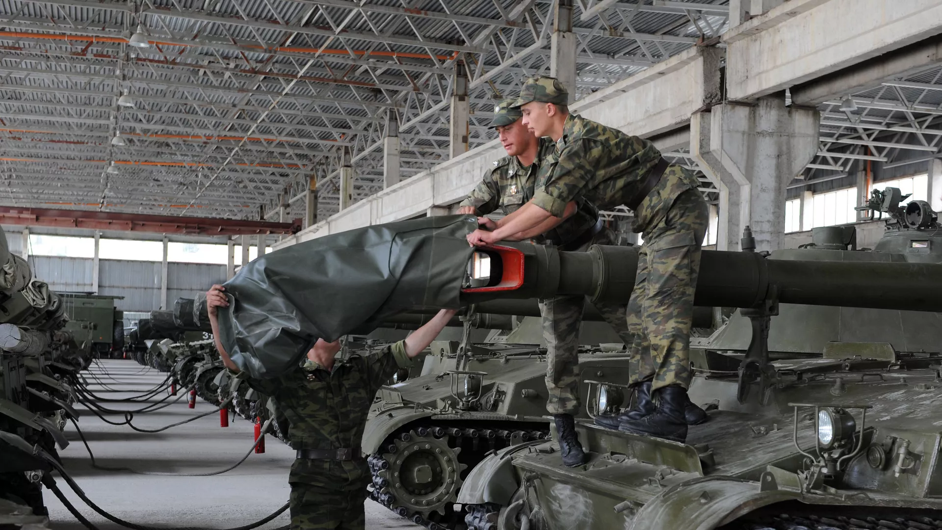 Российская военная база в Цхинвале
