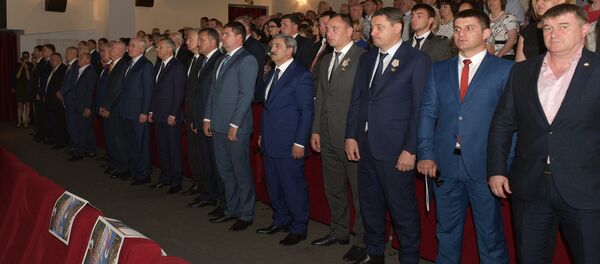 Торжественное собрание в Цхинвале - Sputnik Южная Осетия