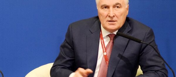 Президент РЮО Леонид Тибилов на форуме в Москве - Sputnik Южная Осетия