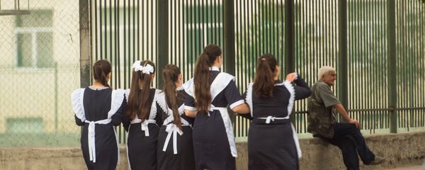 1 сентября 2016 Цхинвал школьники - Sputnik Южная Осетия