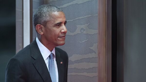 Президент США Барак Обама на совместном фотографировании глав делегаций государств-участников Группы двадцати G20. - Sputnik Южная Осетия