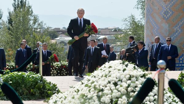 Визит президента РФ В. Путина в Узбекистан - Sputnik Южная Осетия