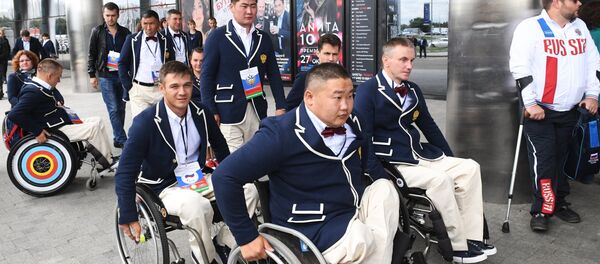 Церемония открытия Всероссийских паралимпийских соревнований Церемония открытия Всероссийских паралимпийских соревнований - Sputnik Южная Осетия