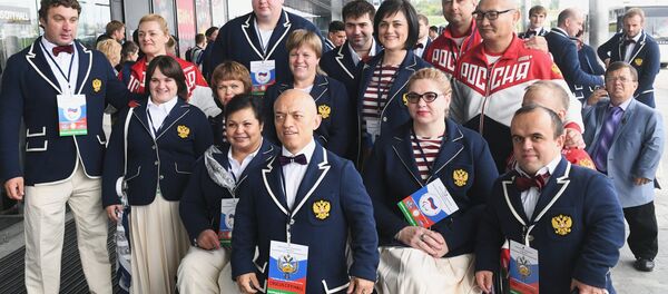 Члены паралимпийской сборной России по пауэрлифтингу Члены паралимпийской сборной России по пауэрлифтингу - Sputnik Южная Осетия