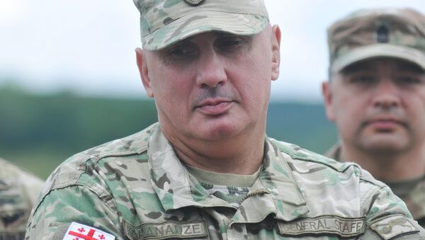Начальник Генерального штаба Вооруженных сил Грузии генерал-майор Вахтанг Капанадзе - Sputnik Южная Осетия
