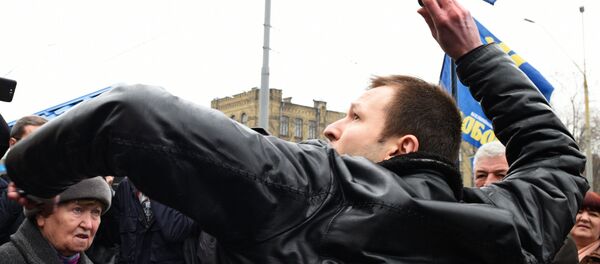 Агрессивные действия против дипмиссий РФ на Украине Агрессивные действия против дипмиссий РФ на Украине - Sputnik Южная Осетия
