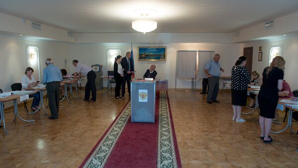 Голосование в Южной Осетии на выборах в Госдуму - Sputnik Южная Осетия