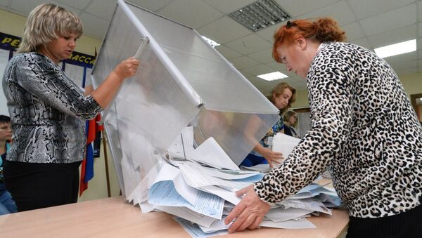 Подсчет голосов в единый день голосования - Sputnik Южная Осетия