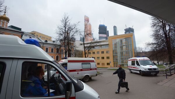 Машины скорой помощи в Москве - Sputnik Южная Осетия