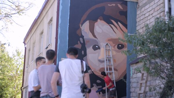 Первый в стрит-арт фестиваль прошел в Цхинвале - Sputnik Южная Осетия