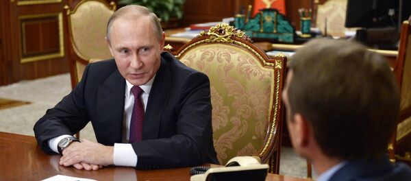 Президент России Владимир Путин встретился с Сергеем Нарышкиным Президент России Владимир Путин встретился с Сергеем Нарышкиным - Sputnik Южная Осетия