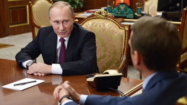 Президент России Владимир Путин встретился с Сергеем Нарышкиным - Sputnik Южная Осетия