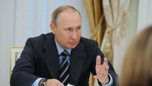 Президент РФ В. Путин - Sputnik Южная Осетия