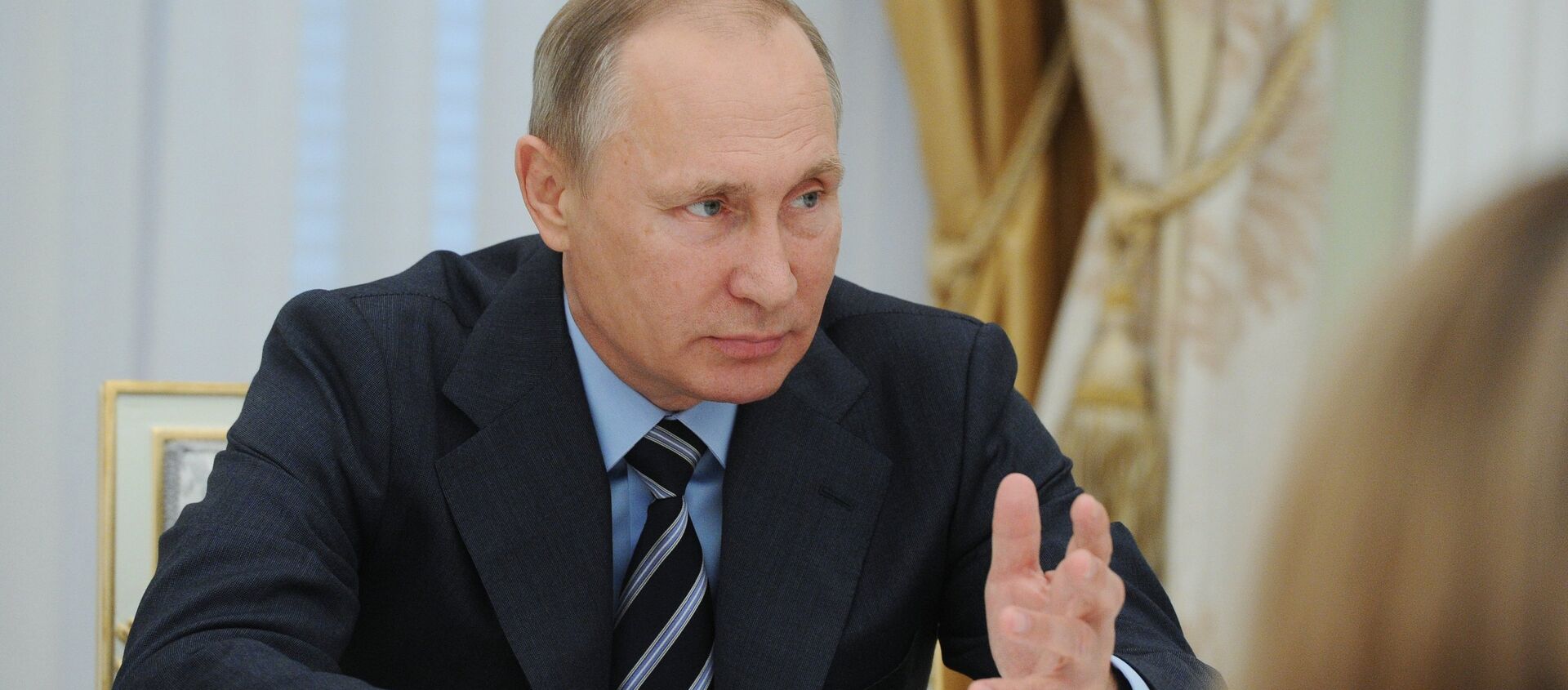 Президент РФ В. Путин провел ряд встреч по итогам прошедших выборов - Sputnik Южная Осетия, 1920, 23.09.2016