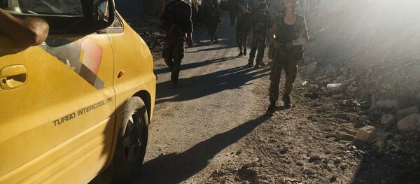 Освобоженный лагерь палестинских беженцев Хандарат на северо-востоке Алеппо Освобоженный лагерь палестинских беженцев Хандарат на северо-востоке Алеппо - Sputnik Южная Осетия