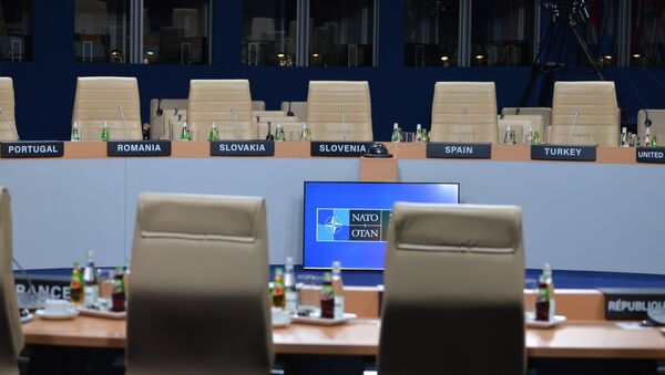 Зал заседаний саммита НАТО в Варшаве - Sputnik Южная Осетия