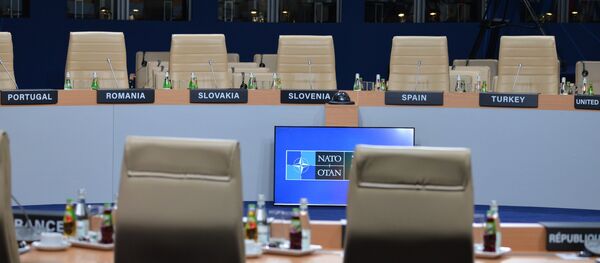 Зал заседаний саммита НАТО в Варшаве - Sputnik Южная Осетия