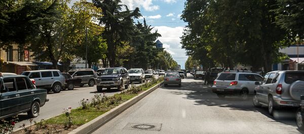 Улица Ленина в Цхинвале Улица Ленина в Цхинвале - Sputnik Хуссар Ирыстон