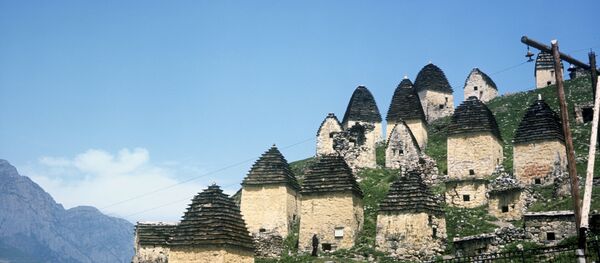 Склепные сооружения в селе Даргавс Склепные сооружения в селе Даргавс - Sputnik Южная Осетия